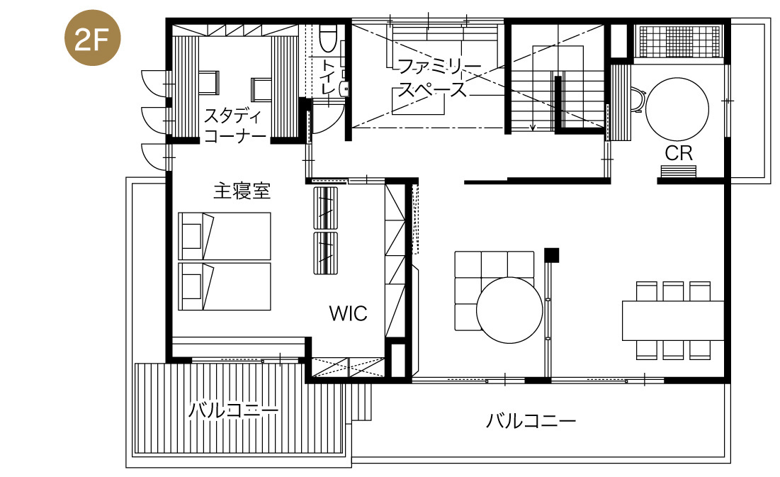 住友林業 平面図2F