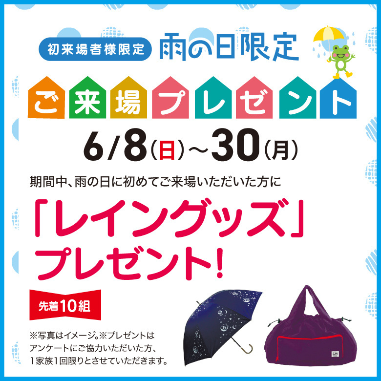 レイングッズプレゼント